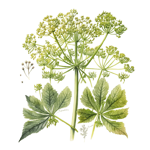 АНГЕЛИКА (Листья), Angelica archangelica